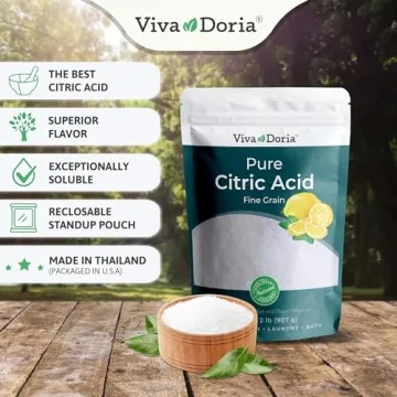 Viva Doria Pure Citric Acid 2 lb for Cooking & Bathing