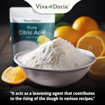 Viva Doria Pure Citric Acid 2 lb for Cooking & Bathing