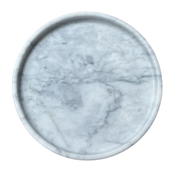 StonePlus Natural Marble Vanity Tray for Elegant Organization