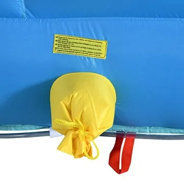 Outsunny 5-in-1 Kids Bounce House with Slide & Pool