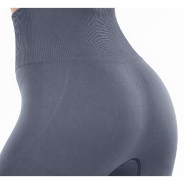 Workout Sets for Women 2 Piece High Waisted Seamless Leggings with Padded Stretchy Sports Bra Sets Yoga Outfit Jogging Gym Clothes(NA007S- Grey01)