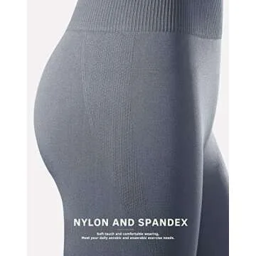 Workout Sets for Women 2 Piece High Waisted Seamless Leggings with Padded Stretchy Sports Bra Sets Yoga Outfit Jogging Gym Clothes(NA007S- Grey01)