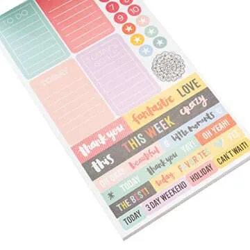 American Crafts Amy Tangerine 30 Sheet Sticker Book