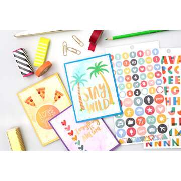 American Crafts Amy Tangerine 30 Sheet Sticker Book