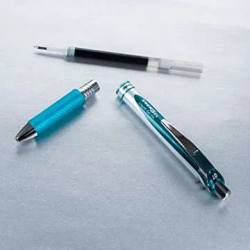 Pentel EnerGel RTX Liquid Gel Pen, (0.7mm) Medium Line, 20 Assorted Vibrant Colors, Window Box