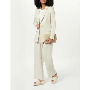 Chic Relaxed Linen Trousers for Stylish Women