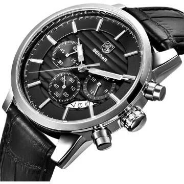 BENYAR Waterproof Quartz Chronograph Watch for Men