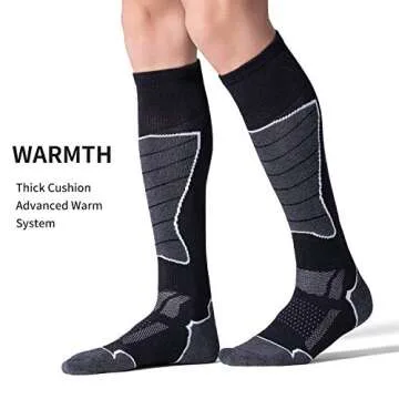 CelerSport Women's Ski Socks for Winter Sports Comfort