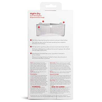 Munchkin® High 'n Dry™ Corner Bath Toy Organizer and Storage, Grey