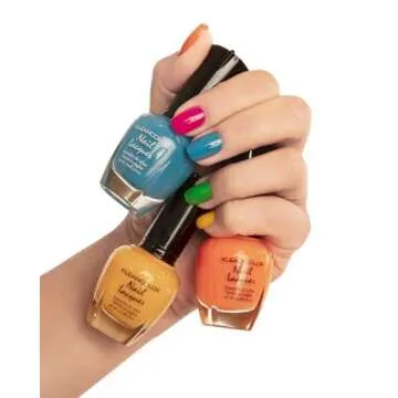 Kleancolor NEON COLORS 12 FULL COLLECTION SET NAIL POLISH LACQUER
