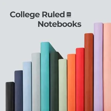 RETTACY Lined Journal Notebook, 2-Pack, 204 Numbered Pages per Pack, B5 Medium 7.6" × 10", Leather Softcover, 100 GSM Thick Paper, for Writing, Work, School (Black & Pink)