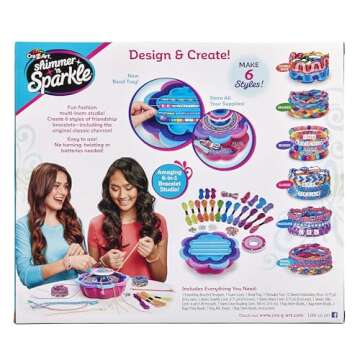 Cra-Z-Art Shimmer & Sparkle Bracelet Maker for Kids