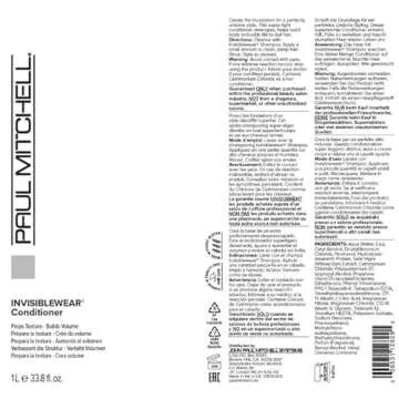 Paul Mitchell Invisiblewear Conditioner for Frizz-Free Hair