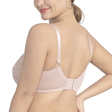 HSIA Minimizer Bra Full Coverage Underwire Lace for Big Bust