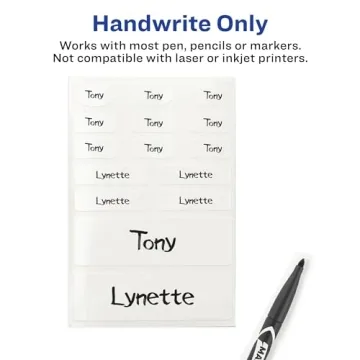 Avery No-Iron Fabric Labels for Easy Organization and Labeling