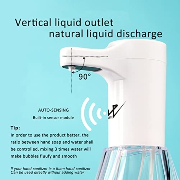 Automatic Foaming Soap Dispenser with Sensor and Lights