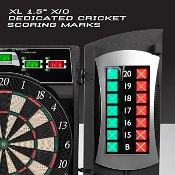 Arachnid Cricket Maxx 4.0 Electronic Dartboard Set with 37 Games