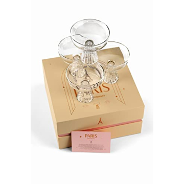 Elegant Paris Coupe Glasses Set for Cocktails and Champagne