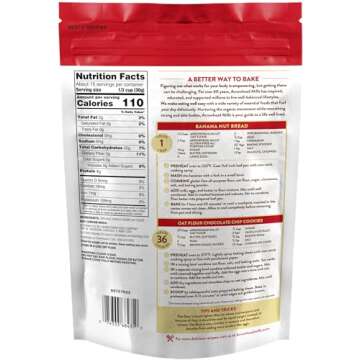 Arrowhead Mills Organic Oat Flour, 16 Ounce Bag (Pack of 6)