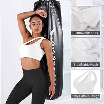 YOGASASA One Shoulder Sport Bra - Stylish Support for Women