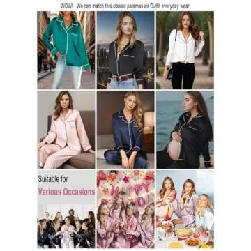 Womens Silk Satin Pajamas Set for Comfort and Style