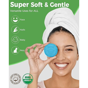 Eco-Friendly Reusable Makeup Remover Pads for All Skin Types