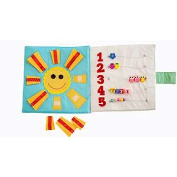 LOVELNE Montessori Play Book for Toddler Learning