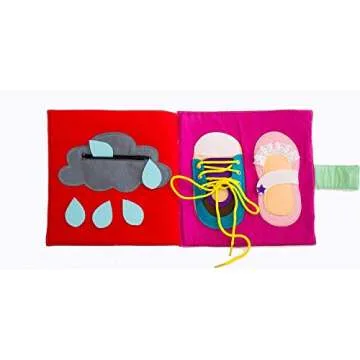 LOVELNE Montessori Play Book for Toddler Learning