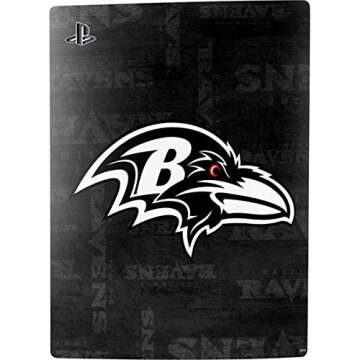 Skinit Decal Gaming Skin Compatible with PS5 Digital Edition Bundle - Officially Licensed NFL Baltim...