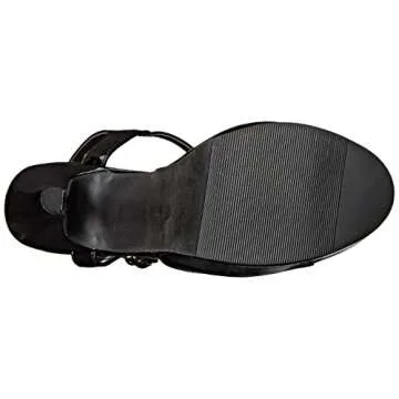 Ellie Shoes Women's 652-JULIET Stylish Black Sandals
