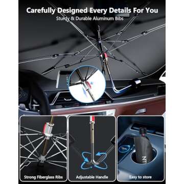 NTMY 2024 Newest Windshield Sun Shade