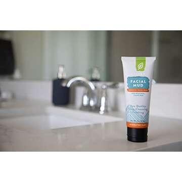 REDMOND Clay Facial Mud with Silver, 4 Ounce Tube (1 Pack)