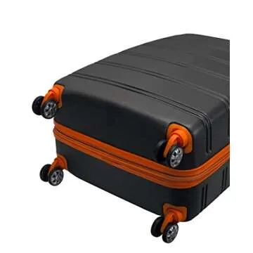 Rockland Hardside Spinner Luggage Set, Durable & Lightweight