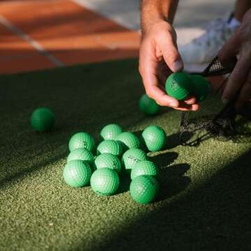 Foamies by RYP – 20-Pack Foam Golf Balls, Impact-Resistant Training Balls for Swing Mechanics, Con...