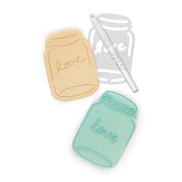 American Crafts Sweet Sugarbelle Tools Template Markers 3 Piece, Blue