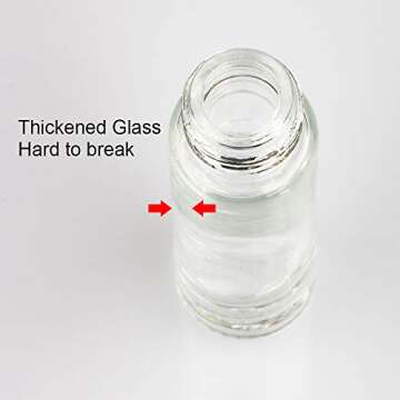 Tomorotec 20-Pack Essential Oil Roller Bottles Value Set