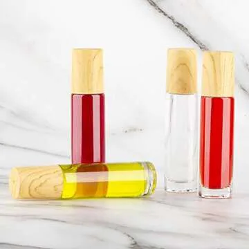 Tomorotec 20-Pack Essential Oil Roller Bottles Value Set