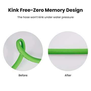 Heavy Duty 50 ft Garden Water Hose by GREEN MOUNT