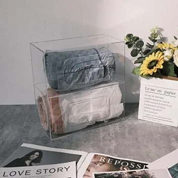 SEANADO Trash Bag Dispenser Holder for Home & Kitchen Storage