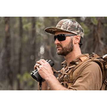 Gatorz Eyewear Marauder Sunglasses - Black Cerakote with Black Logo Rose Polarized with Gold Mirror Lens