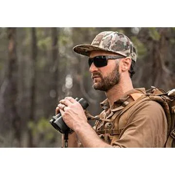 Gatorz Eyewear Marauder Sunglasses - Black Cerakote with Black Logo Rose Polarized with Gold Mirror Lens