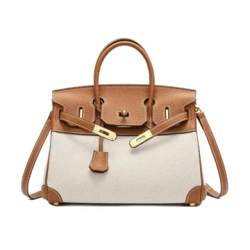 JOTOUCH Top Handle Leather and Canvas Bags for Women