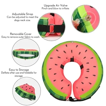 Comfortable Inflatable Dog Cone Collar Recovery Aid