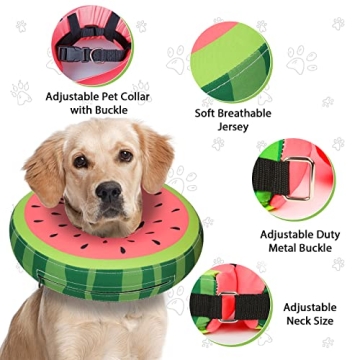 Comfortable Inflatable Dog Cone Collar Recovery Aid