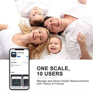 Innotech Smart Bluetooth Body Fat Scale Digital Weight Scales Body Composition BMI Analyzer with Free APP