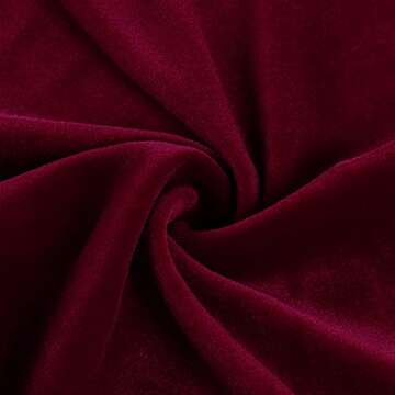 ETATNG Womens Goth Shirt Bell Sleeve V Neck Velvet Lace Harajuku Punk Gothic Plus Size Crop Top Red XL