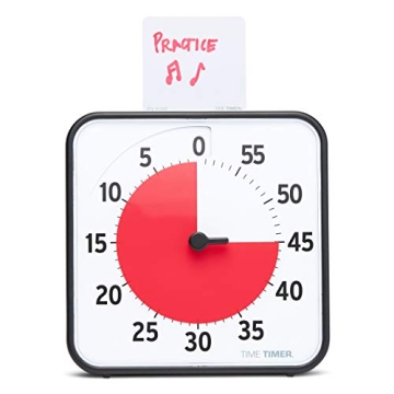 TIME TIMER 8 inch Visual Timer - 60 Minute Desk Countdown Clock with Dry Erase Activity Card, Also M...