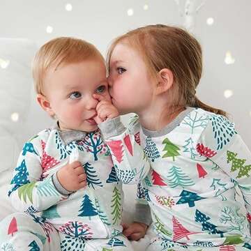 HonestBaby Family Matching Holiday Pajamas - Organic Cotton