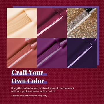 Beetles Gel Nail Polish Kit with 48W UV LED Nail Lamp