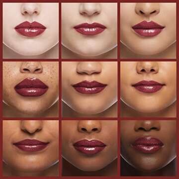 Burt's Bees Lip Balm, Moisturizing Lip Shimmer for Women, for All Day Hydration, with Vitamin E & Coconut Oil, 100% Natural, Fig, 0.09 Ounce